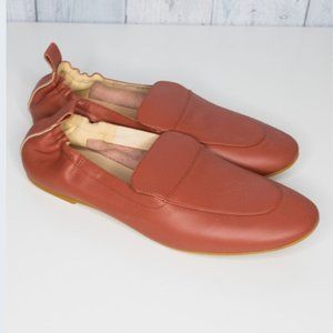 Everlane Day Loafer in Brown/Rust - Size 8.5 - Italian Leather - Brand New!